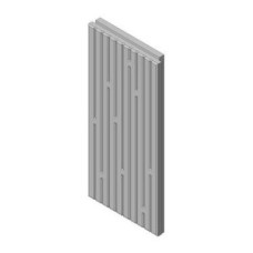 Šamotová deska zadní, střed KV DYNAMIC 2G 44. 55. 13 (B)